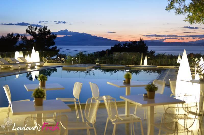 Aparthotel Louloudis Fresh-Adults Only Skala Rachoni  Zewnętrze zdjęcie